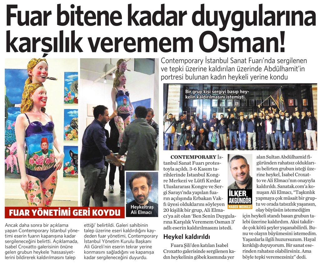 5 Kasım 2016 Vatan Gazetesi 4. sayfa